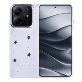 Coverzone Xiaomi Redmi Note 14 Pro Plus ile uyumlu Kılıf Airbag Köşeli 2mm Kamera Çıkıntı Korumalı Simli Şeffaf Baskılı Z-Kutup Kapak Yıldız