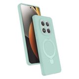 Coverzone Xiaomi Redmi Note 15 Pro 5G ile uyumlu Kılıf MagSafe ile uyumlu Z-Samara Kapak Wireless Şarj Özellikli Stand Olabilen Redmi Note 15 Pro 5G kilif Su Yeşil