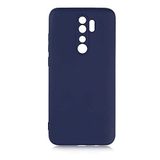 Coverzone Xiaomi Redmi Note 8 Pro İle Uyumlu Kılıf Z-Mara Lansman Vieri Tam Koruma Arka Kapak Kamera Koruma Çıkıntılı Pürüzsüz Yüzey Lacivert