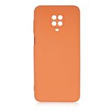 Coverzone Xiaomi Redmi Note 9S İle Uyumlu Kılıf Z-Mara Lansman Vieri Tam Koruma Arka Kapak Kamera Koruma Çıkıntılı Pürüzsüz Yüzey Turuncu