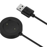 Coverzone Xiaomi Watch Color 2 ile uyumlu Akıllı Saat için Manyetik Usb Şarj Kablosu Watch Color 2 ile uyumlu Kablo (Siyah)