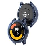 Coverzone Xiaomi Watch S1 Active Gl ile Uyumlu Toz ve Kirden Koruyan Sadece Kasa Koruma Ekran Açık Xiaomi Watch S1 Active Gl ile Uyumlu Akıllı Saat Çerçeve Koruması (Mavi)
