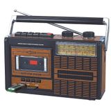 Coverzone Yeni Nesil Radyo USB SD FM Bluetooth Kaset Çalar Müzik Kutusu Retro El Tutamaçlı Taşınabilir