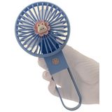 CoverZone YS2269 Portatif Mini USB Fan Led Işıklı Masa Üstü 3 Seviye Mavi Vantilatör