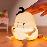 Coverzone Yumuşak Silikon Chubby Mini Gece Lambası Dekoratif Işık Derecesi Ayarlanabilir Yatak Odası Lambası Kitap Okuma Lambası Çocuk Odası 8cm x 9cm (Chubby - A001)