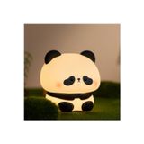 Coverzone Yumuşak Silikon Panda Mini Gece Lambası Dekoratif Işık Derecesi Ayarlanabilir 8cm x 9cm | 153
