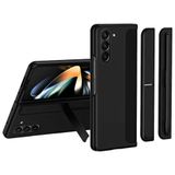 CoverZone Z Fold 7 ile Uyumlu Çok Fonksiyonlu Sert Plastik Telefon Kılıfı, İster Standlı İster Kalemlik Bölmeli Stand Olarak Kullanılabilen,Katlanabilir Destek Ayaklı,Günlük Kullanıma Uygun (Si)