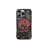 Covpor iPhone 16 Pro Max ile Uyumlu Kılıf Işlemeli Logo Dizayn Magsafe Destekli Virgil Kapak Siyah
