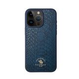 Covpor Kılıf Pu Deri Timsah Tasarım Business Knight Kapak LACIVERT Iphone 15 Pro Max ile uyumlu