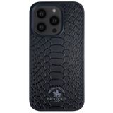 Covpor Kılıf Pu Deri Timsah Tasarım Business Knight Kapak Siyah Iphone 13 Pro Max ile uyumlu