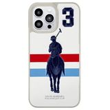 Covpor Kılıf Pu Deri Üzeri Dikişli Garner Desenli Kapak Beyaz Iphone 13 Pro Max ile uyumlu