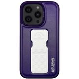 Covpor Kılıf Z Standlı Pu Deri Içi Süet Parker Kapak Beyaz Iphone 14 Pro ile uyumlu