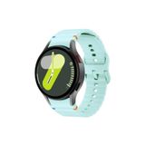 Covpor Wave Soft Silikon Kordon Spor Açık Yeşil Samsung Galaxy Watch 7 6 5 4 FE 40 44 mm Classic 42 43 46 47 mm ile uyumlu