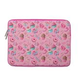 CowCow Cupcakes Donuts Laptop Kol Çantası MacBook Air/Pro, 13-13.3 inç Dizüstü Bilgisayar ile Uyumlu, MacBook Pro 14 İnç, MacBook Air M2 Kol 13 İnç ile Uyumlu, Cepli Kanvas Koruyucu Kılıf