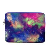CowCow Galaxy Space Dizüstü Bilgisayar Çantası 13-14 inç Dizüstü Bilgisayar Kılıfı, Yumuşak Kadife Dolgulu Kılıf, MacBook Air Pro 13,3 inç 14 inç ile Uyumlu, Dell, HP ile Uyumlu Bilgisayar Kılıfı