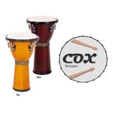 Cox DJB100RW 12" Wine Red Djembe