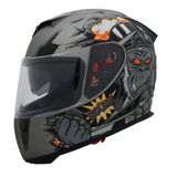 Cox Güneş Vizörlü Kapalı Kask Sr-F Boom Mat