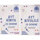 Çöz Kazan Yayınları AYT Kimya ve Biyoloji Deneme Seti 2 Kitap