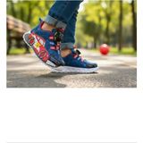 Cozi Company Arabalı ve Işıklı Günlük Akıllı Bağcıklı Çocuk Spor Sneaker Ayakkabı - Mavi