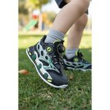 Cozi Company Erkek Çocuk Akıllı Bağcıklı Günlük Rahat Spor Ayakkabı Sneaker - Siyah