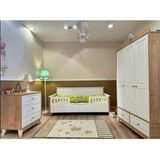Cozibo Aymini Milano Yavrusuz Bebek Odası Takımı Beyaz MDF & Suntalam Malzemesi ile Modern Tasarım
