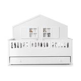 Cozibo Efor Mia Montessori Yavrulu Karyola Bebek Montessori 90X190 cm - Beyaz - 100 x 100 cm