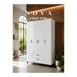 Cozibo Nova 4 Kapılı 2 Çekmeceli Dolap, Gardrop