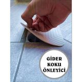 Cozley Bej Renk Kötü Koku Önleyici Silikon Mat Banyo Mutfak Lavabo Balkon Gider Tıpası Kapağı Böcek Önleyici