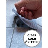 Cozley Gri Renk Kötü Koku Önleyici Silikon Mat Banyo Mutfak Lavabo Balkon Gider Tıpası Kapağı