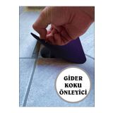 COZLEY Kötü Koku Önleyici Silikon Mat Banyo Mutfak Lavabo Balkon Gider Tıpası Kapağı Böcek Önler LACİVERT
