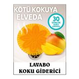 COZLEY Lavabo Koku Giderici Mango Kokulu Süzgeç Evye Koku Önleyici Çok Amaçlı Banyo Duş Çöp Kovası Uyumlu