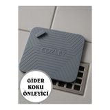 COZLEY Lavabo Koku Giderici Silikon Mat Banyo Mutfak Balkon Gider Tıpası Böcek Önleyici Kapak GRİ
