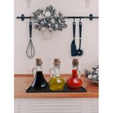 Cozley Silikon Yağdanlık Altlığı 2'li Paket Yağ Standı Sabunluk Sabun Altlığı Sünger Altlığı Çok Amaçlı Organizer Tezgah Sunum Düzenleyici Mutfak Düzenleyici Lavabo Matı Mutfak Matı (Siyah)
