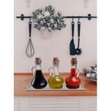 Cozley Silikon Yağdanlık Altlığı 2'li Paket Yağ Standı Sabunluk Sabun Altlığı Sünger Altlığı Çok Amaçlı Organizer Tezgah Sunum Düzenleyici Mutfak Düzenleyici Lavabo Matı Mutfak Matı