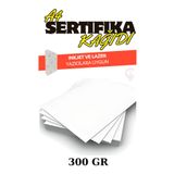 Çözüm Kağıt A4 Sertifika Kağıdı Kalın Kartuşlu Mürekkepli Tüm Yazıcılara Uygun 100 Adet 300 Gr