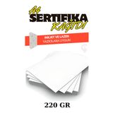 ÇÖZÜM KAĞIT A4 Sertifika Kağıdı Kalın Kartuşlu Mürekkepli Tüm Yazıcılara Uygun 250 Adet 220 Gr