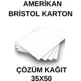 Çözüm Kağıt Amerikan Bristol Karton 35X50 cm 230 gr - 75 Adet