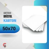 Çözüm Kağıt Amerikan Bristol Karton 50X70 350 gr - 100 Adet