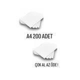 ÇÖZÜM KAĞIT Amerikan Bristol Karton A4 210 Gr - 200 Adet (2.61 KG)