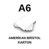 Çözüm Kağıt Amerikan Bristol Karton A6 210 gr - 400 Adet 10.5 ?x 14.8 cm