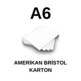 Çözüm Kağıt Amerikan Bristol Karton A6 400 gr - 400 Adet 10.5 ?x 14.8 cm