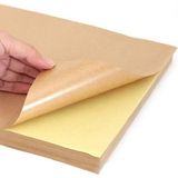 Çözüm Kağıt Kraft Yapışkanlı Sticker Kağıt Etiketlik Kalın A4 25 Adet