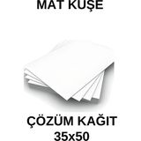 Çözüm Kağıt Mat Kuşe Gramajlı Kağıt 35X50 cm 350 gr - 200 Adet