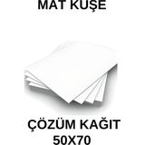 Çözüm Kağıt Mat Kuşe Gramajlı Kağıt 50X70 cm 350 gr - 50 Adet