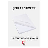 ÇÖZÜM KAĞIT Şeffaf Etiket A6 (10,5 x 14,8) cm 100 Adet