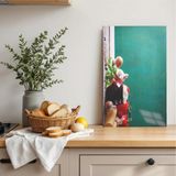 Cozy Co: Temperli Cam Dikdörtgen Kesme ve Sunum Tablası, Kesme Tahtası, Kesme Tablası, Sunumluk, CKT003 - 25 x 35 cm