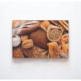 Cozy Co: Temperli Cam Dikdörtgen Kesme ve Sunum Tablası, Kesme Tahtası, Kesme Tablası, Sunumluk, CKT004 - 20 x 30 cm