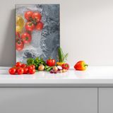 Cozy Co: Temperli Cam Dikdörtgen Kesme ve Sunum Tablası, Kesme Tahtası, Kesme Tablası, Sunumluk, CKT020 - 20 x 30 cm