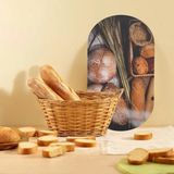 Cozy Co: Temperli Cam Oval Kesme ve Sunum Tablası, Kesme Tahtası, Kesme Tablası, Sunumluk, CKT018 - 30 x 50 cm