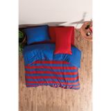 Cozy Home Popping Colors Çift Kişilik Lastikli Çarşaflı Nevresim Takımı Blaze Kırmızı 180X200